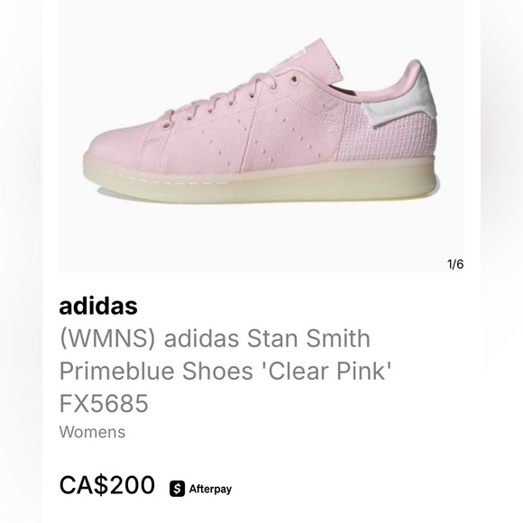 Adidas Stan Smith Prime Blue Shoes Pink - Picture 14 of 14